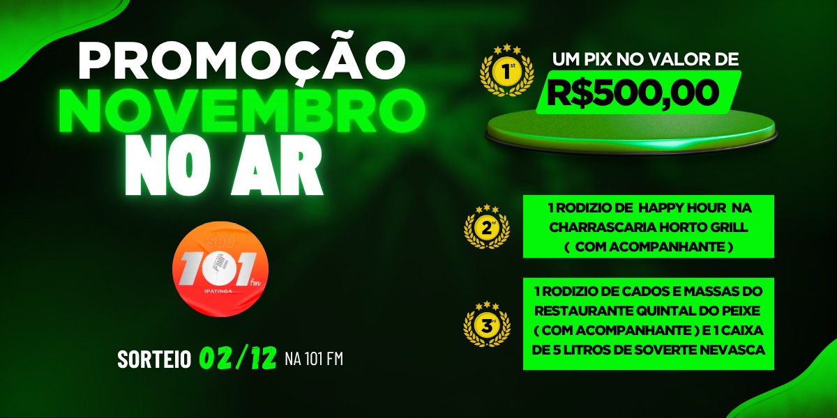 Promoção Novembro no Ar